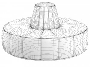 lobby sofa oo 3D Model