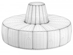 передній диван oo 3D Модель