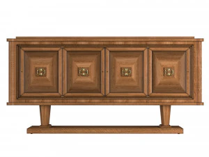 credenza art deco francese Modello 3D