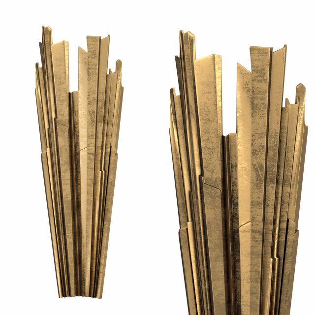 claymore tall sconce Modelo 3D .c4d .max .obj .3ds .fbx .stl .blend 