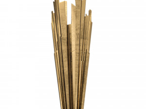 claymore tall sconce Modelo 3D