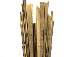 claymore tall sconce Modelo 3D