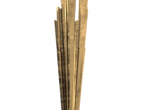claymore tall sconce Modelo 3D