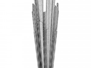 claymore tall sconce Modelo 3D