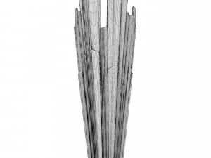 claymore tall sconce 3D Model