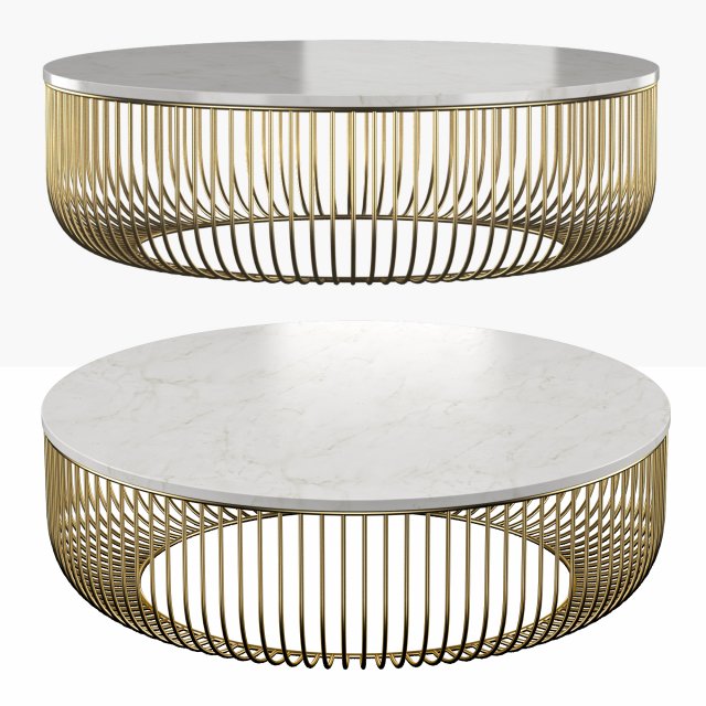 mie coffee table 3D Model .c4d .max .obj .3ds .fbx .stl .blend 