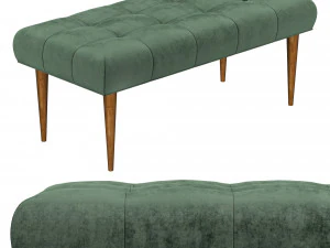 banco tufado Modelo 3D