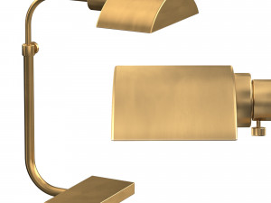 theorem brass table lamp 3D Модель