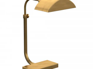 l&aacute;mpara de mesa de lat&oacute;n teorema Modelo 3D