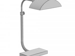 l&aacute;mpara de mesa de lat&oacute;n teorema Modelo 3D