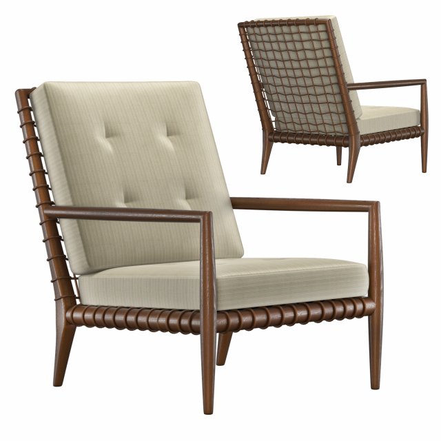 saridis armchair 3D Model .c4d .max .obj .3ds .fbx .stl .blend 