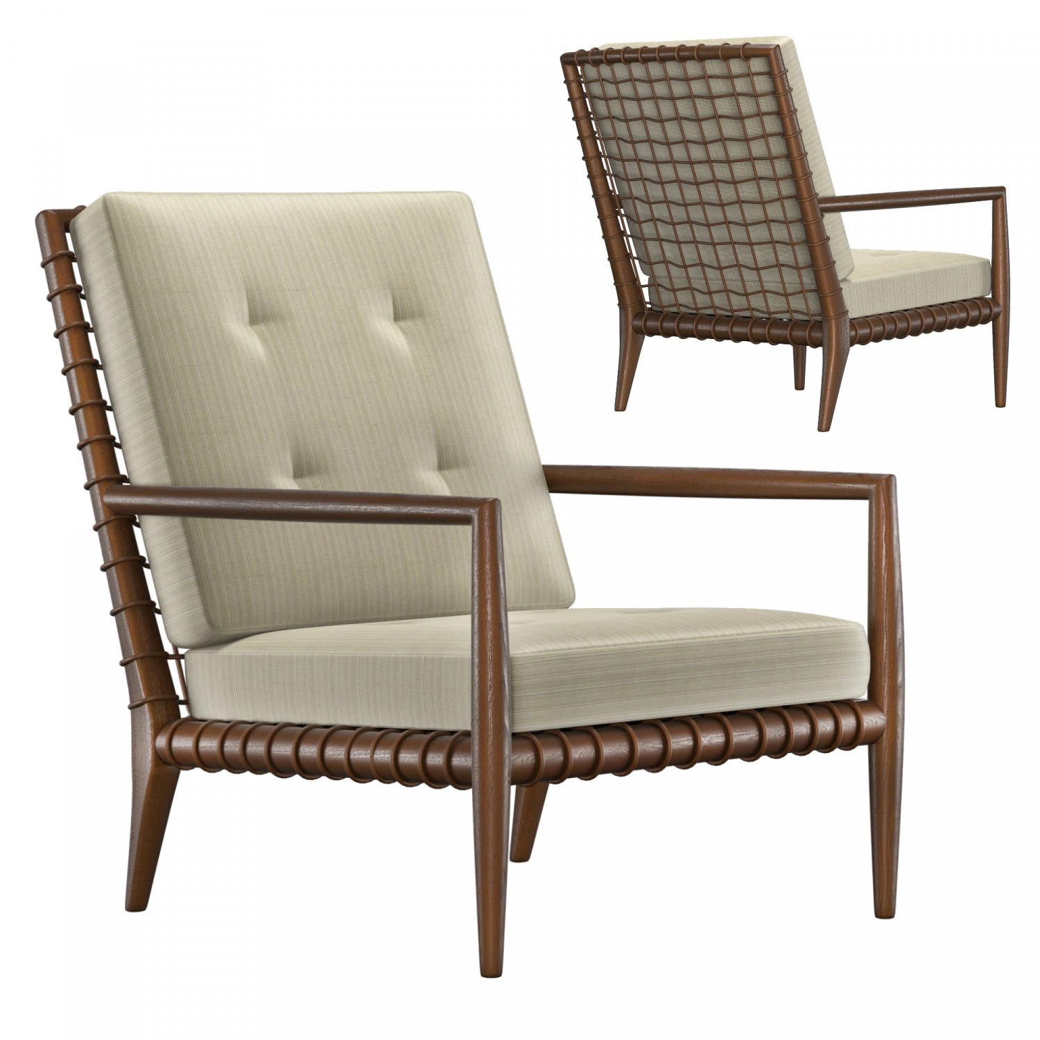 saridis armchair 3D Model .c4d .max .obj .3ds .fbx .stl .blend