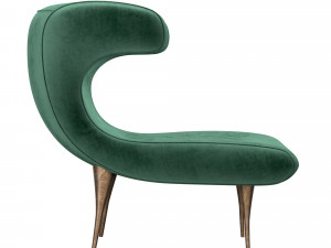 karpen horn chair 3D Модель