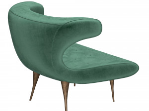 karpen horn chair 3D Модель