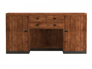 british colonial art deco sideboard Modèle 3D