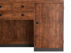 british colonial art deco sideboard Modèle 3D
