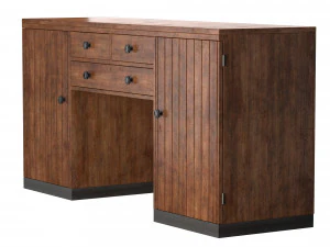 british colonial art deco sideboard 3D Model