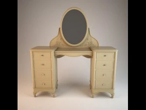 hooker dressing table 3D Model