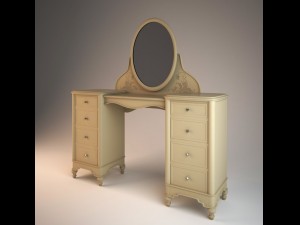 hooker dressing table 3D Model