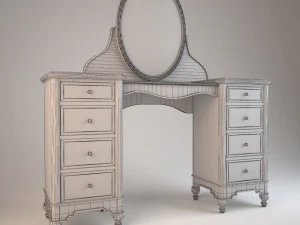 hooker dressing table 3D Model