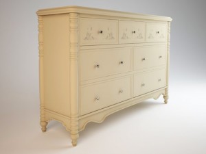 chest of drawers  hooker usa 3D Model