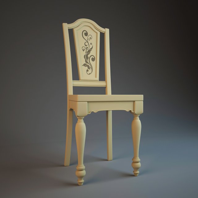 chair hooker usa Modelo 3D .c4d .max .obj .3ds .fbx .stl .blend 