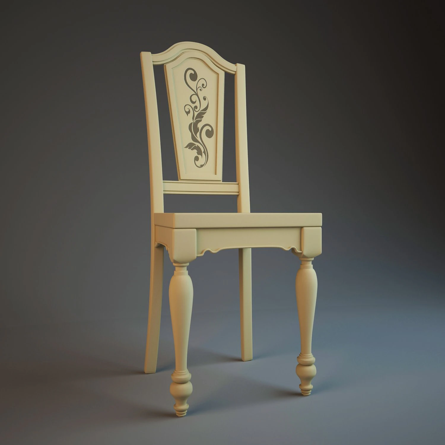 chair hooker usa 3D Model .c4d .max .obj .3ds .fbx .stl .blend 