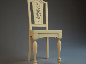 prostituta di sedia usa Modello 3D