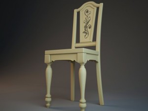 chair hooker usa Modelo 3D