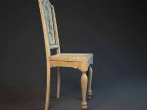 hooker old chair Modèle 3D