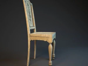 hooker old chair 3D Model