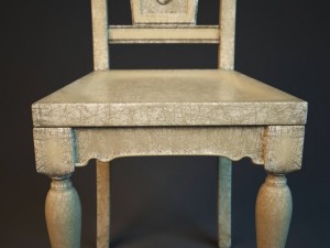 hooker old chair Modèle 3D