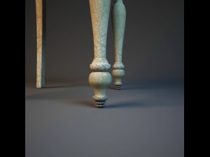 hooker old chair Modèle 3D