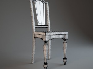 hooker old chair Modèle 3D