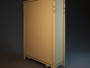 hooker commode Modelo 3D