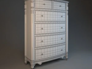 hooker commode 3D Model
