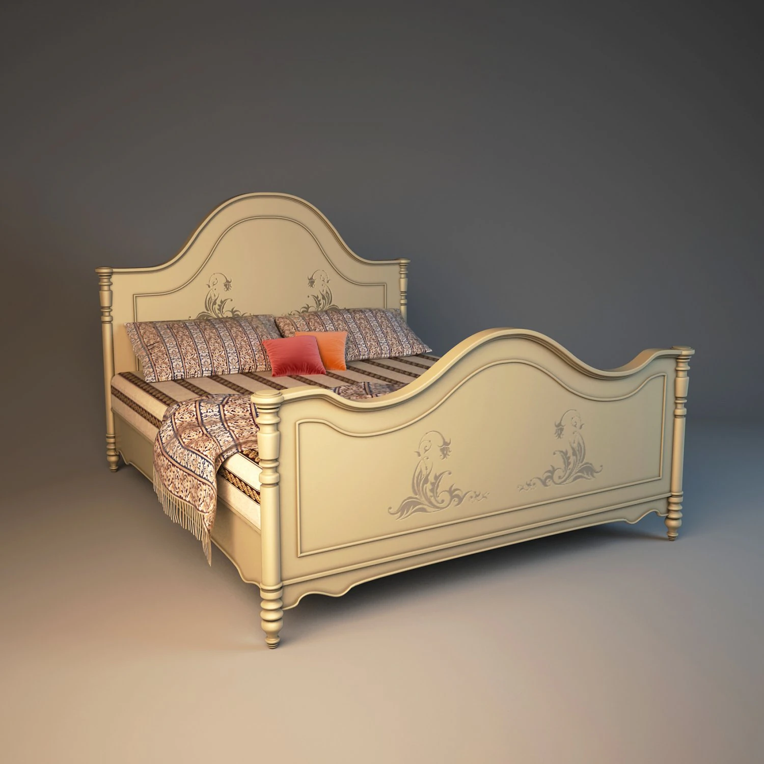 bed hooker usa 3D Model .c4d .max .obj .3ds .fbx .stl .blend 