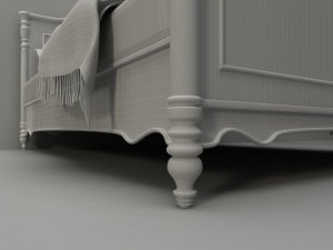 bed hooker usa 3D Модель