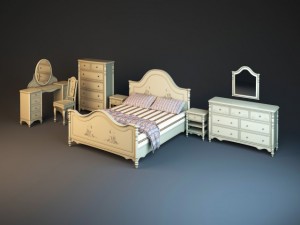hooker set furniture 3D Model