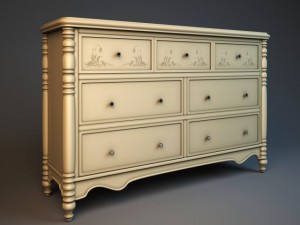 hooker set furniture Modello 3D