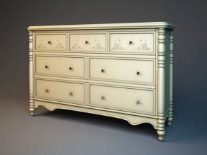 hooker set furniture Modello 3D