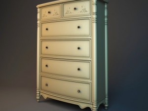 hooker set furniture Modello 3D