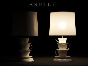 table lamp laura ashley 3D Model