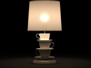 table lamp laura ashley 3D 모델