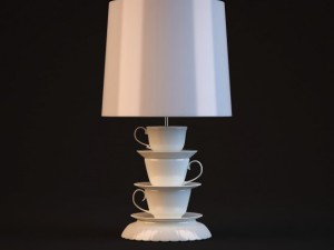 table lamp laura ashley 3D 모델