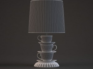 table lamp laura ashley 3D 모델