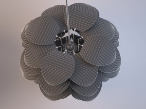 chandelier petal Modelo 3D