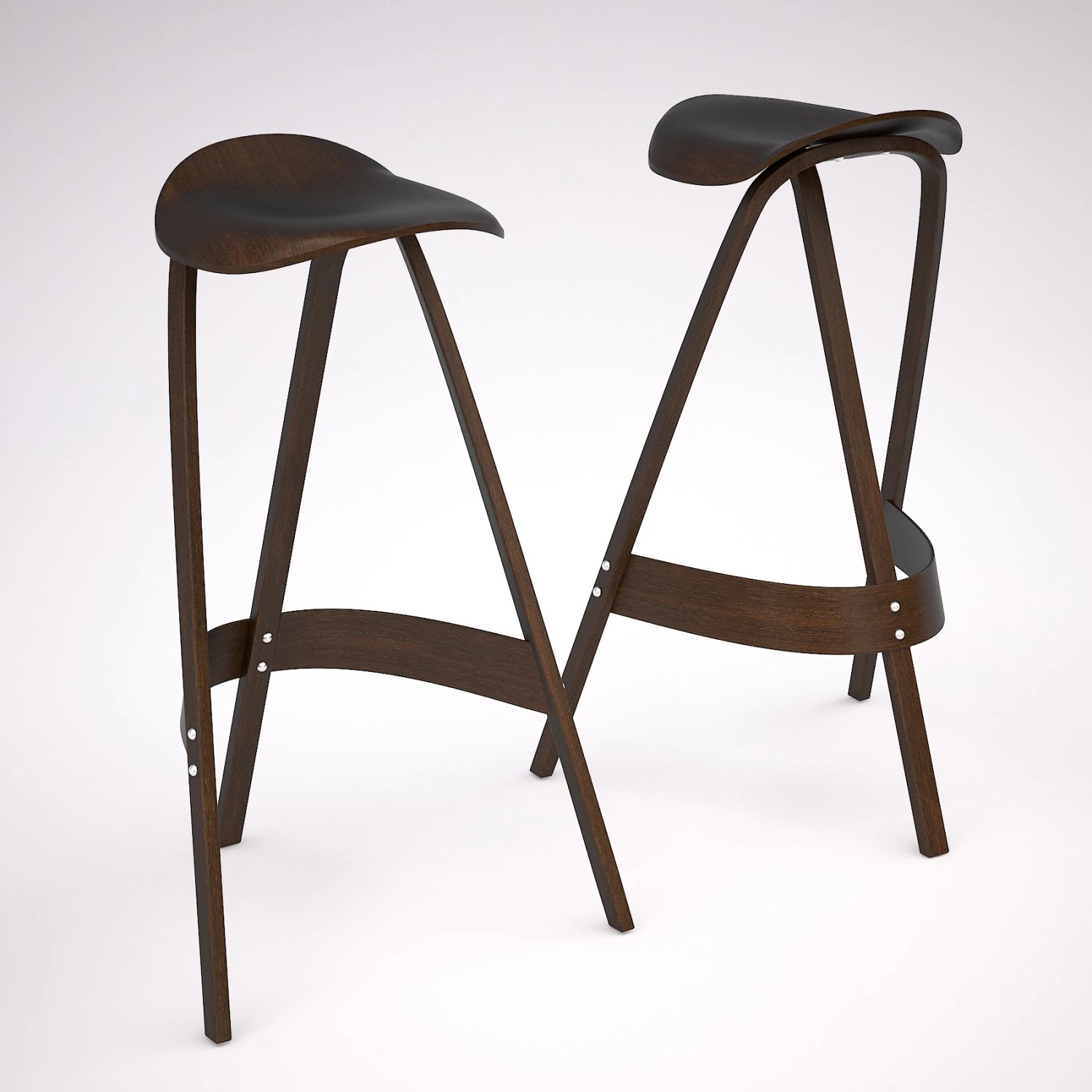 bar stool 3D Model .c4d .max .obj .3ds .fbx .stl .blend 