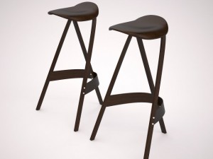 bar stool Modèle 3D