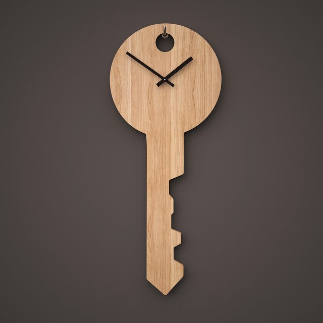 clock key 3D Модель .c4d .max .obj .3ds .fbx .stl .blend 